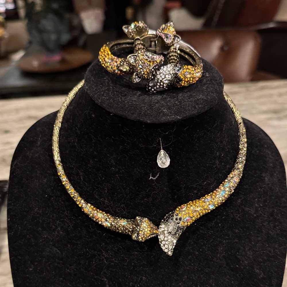 Elegant Gold and Silver Jewelry Set Betsy Johnson